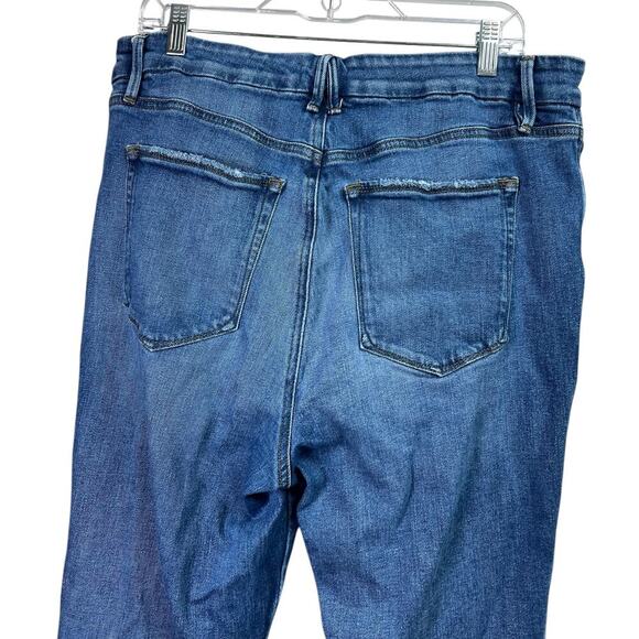 Good American Women's Jeans Frayed Hem Size 16 - Picture 14 of 15